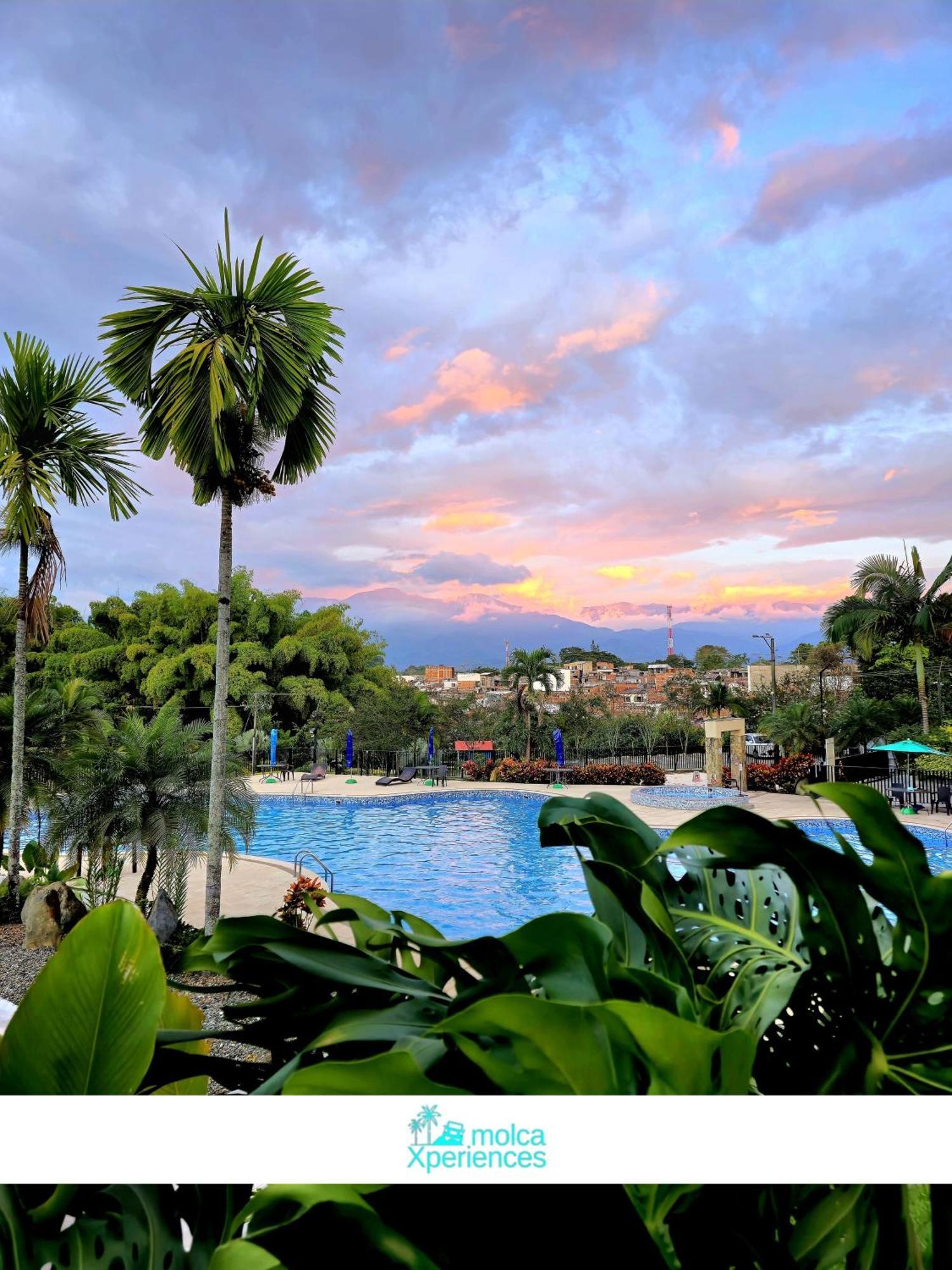 Apartamento Privado Vacacional A 5M Del Aeropuerto, 20 Minutos Del Parque Del Cafe Y Centro De Armenia Con 4 Piscinas, 3 Jacuzzi, Sauna By Molca Xperiences 3H Kültér fotó